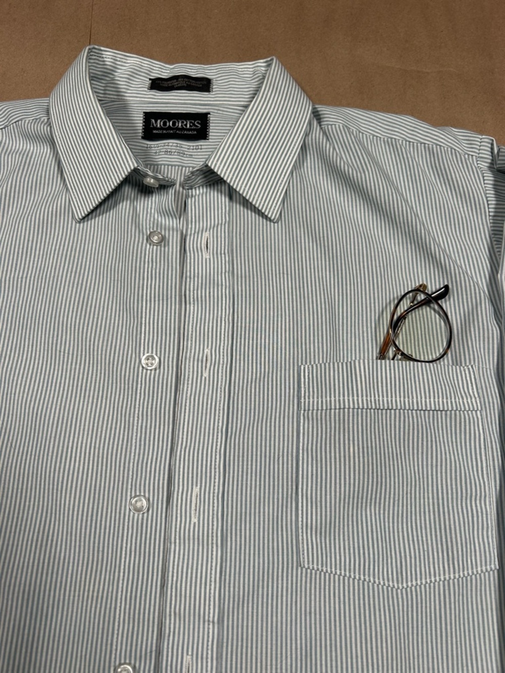 Moores Made in Canada Pinstripe Shirt